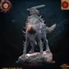 Lost Kingdom miniatures - Legion of Skulls - Seigneur Loup-Garou sur Loup Géant