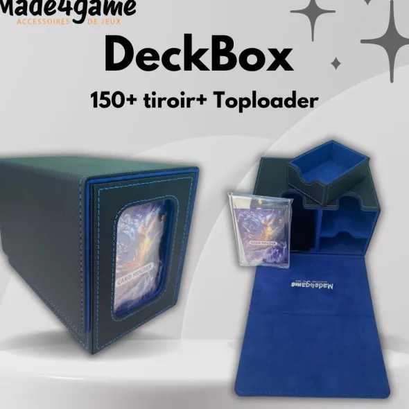 Made4game - DeckBox Commander 150+ avec Toploader