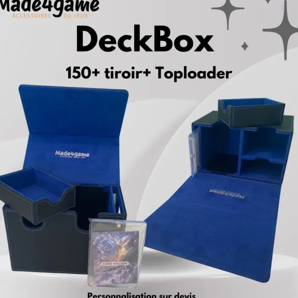 Made4game - DeckBox Commander 150+ avec Toploader