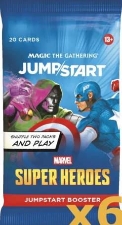 Magic: The Gathering - Marvel Super Heroes - Pack of 6 Jumpstart Booster