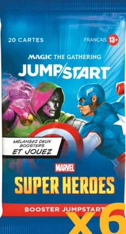 Magic: The Gathering - Marvel Super Heroes - Lot de 6 Booster Jumpstart