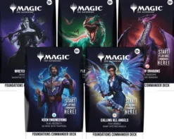 Magic: The Gathering - Pack of 5 Foundations Commander Decks