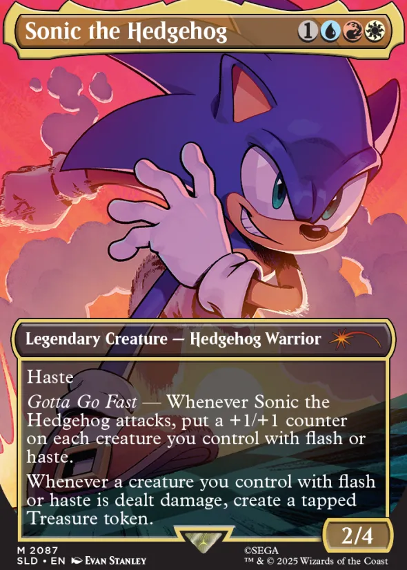 Magic the Gathering : Secret Lair x Sonic : Friends & Foes