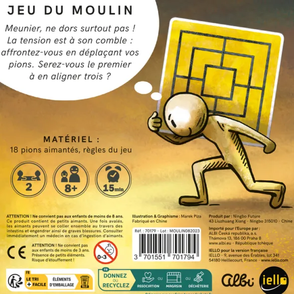Magnétique : Jeu du Moulin
