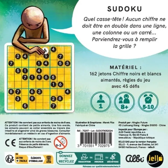 Magnétique : Sudoku