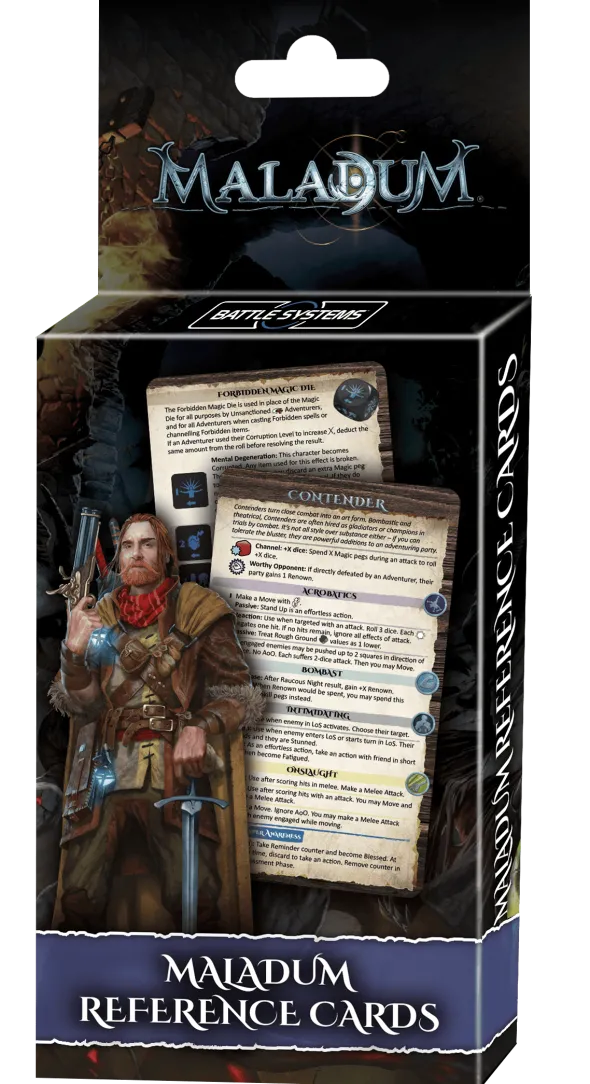 Maladum Dungeons of Enveron - Cartes de références