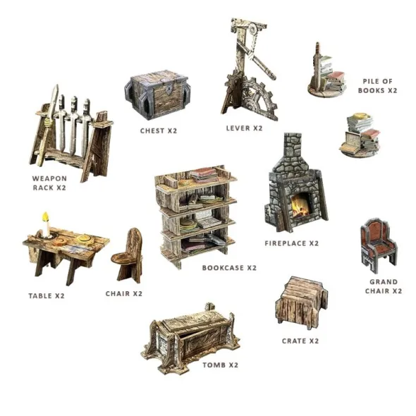 Maladum Dungeons of Enveron - Dungeon Furniture