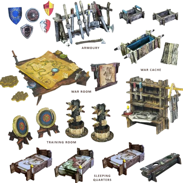 Maladum Dungeons of Enveron - Dungeon Garrison