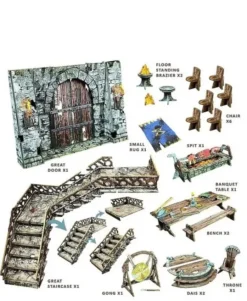 Maladum Dungeons of Enveron - Great Hall of Khaarastad