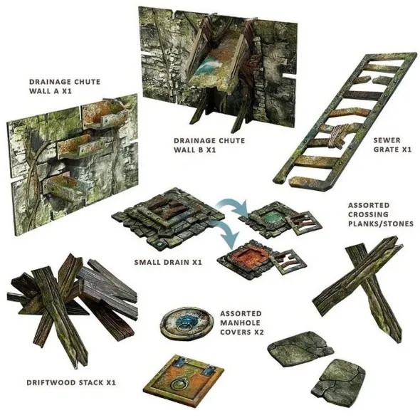 Maladum Dungeons of Enveron - Ravenskeep Sewers