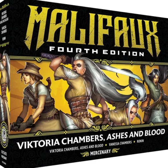 Malifaux 4E - Viktoria Chambers, Ashes and Blood
