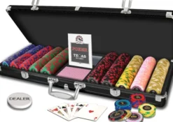 Mallette de poker 500 jetons Royal