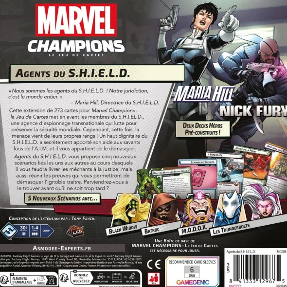 Marvel Champions : Le Jeu de Cartes - Agents du S.H.I.E.L.D.