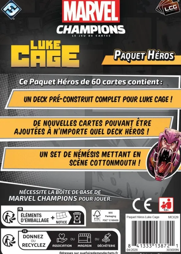Marvel Champions : Le Jeu de Cartes - Luke Cage