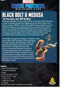 Marvel Crisis Protocol: Black Bolt and Medusa