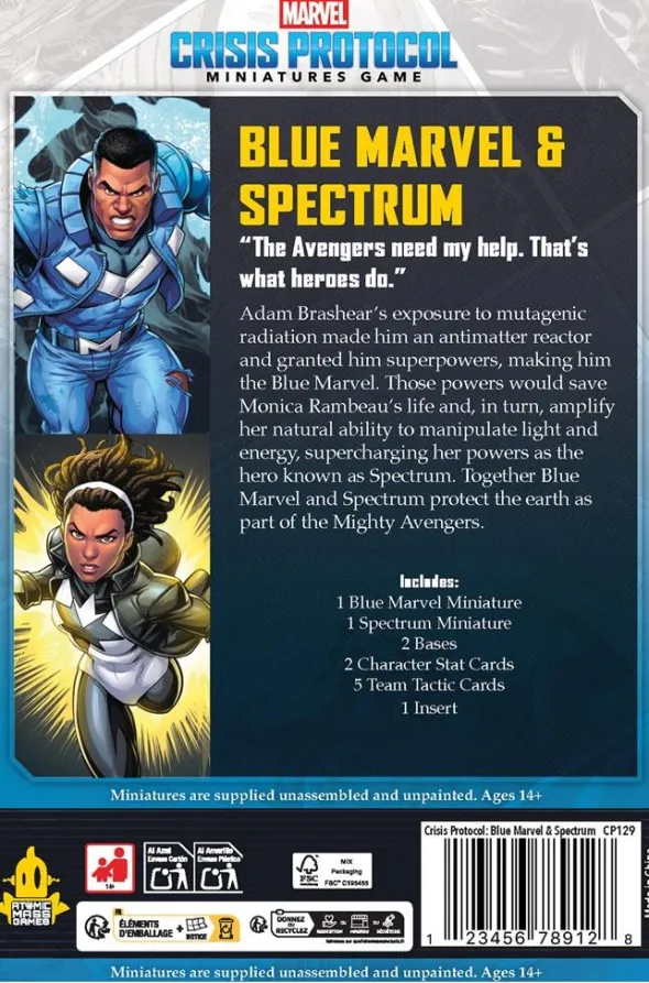 Marvel Crisis Protocol: Blue Marvel & Spectrum