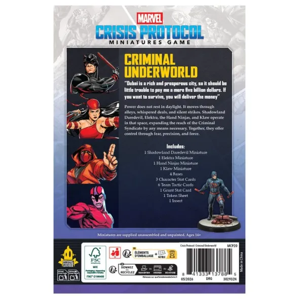 Marvel Crisis Protocol – Criminal Underworld