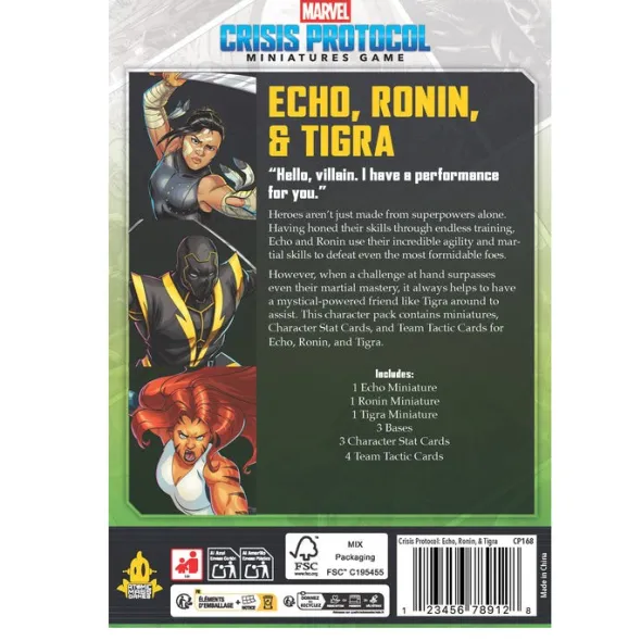 Marvel: Crisis Protocol - Echo, Ronin & Tigra