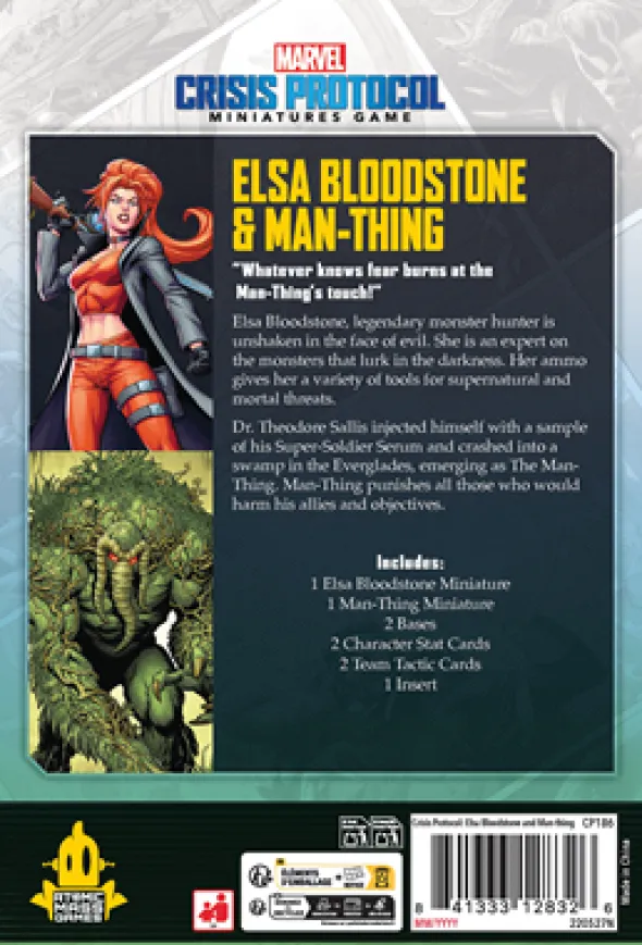 Marvel Crisis Protocol: Elsa Bloodstone & Man-Thing