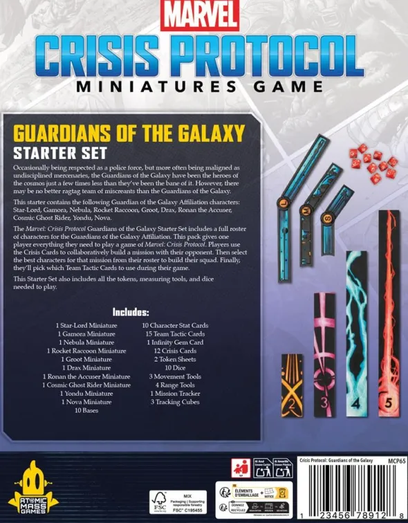 Marvel: Crisis Protocol - Guardians of the Galaxy Starter Set