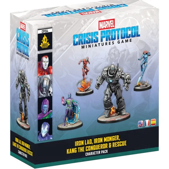 Marvel Crisis Protocol : Iron Lad, Iron Monger, Kang the Conqueror & Rescue