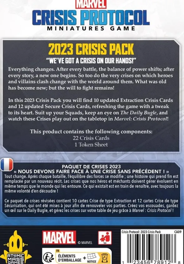 Marvel Crisis Protocol: Paquet de Crises 2023
