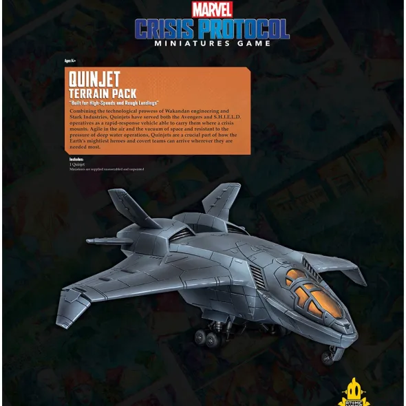 Marvel Crisis Protocol: Quinjet Terrain Pack
