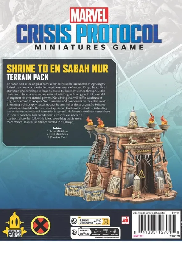 Marvel Crisis Protocol: Shrine to En Sabah Nur Terrain Pack