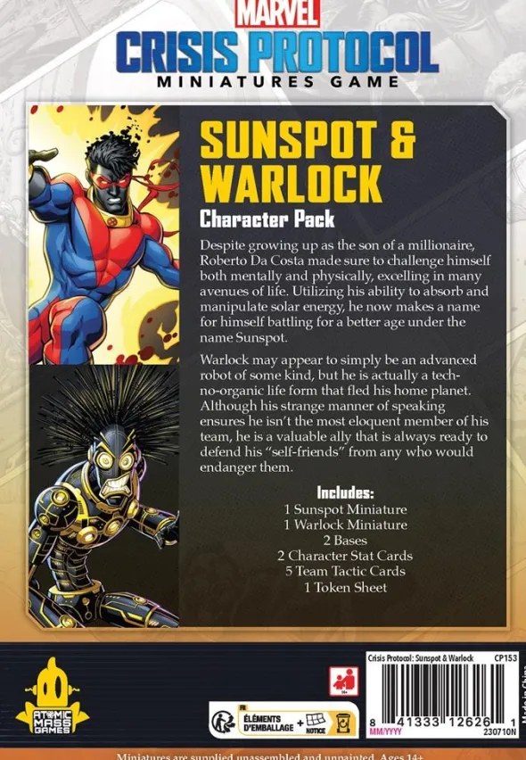 Marvel Crisis Protocol: Sunspot & Warlock