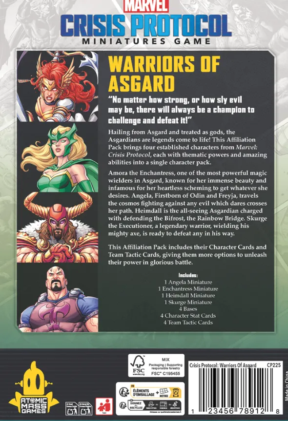 Marvel Crisis Protocol: Warriors of Asgard Affiliation Pack