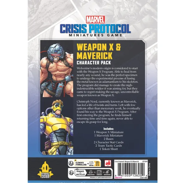 Marvel Crisis Protocol: Weapon X & Maverick
