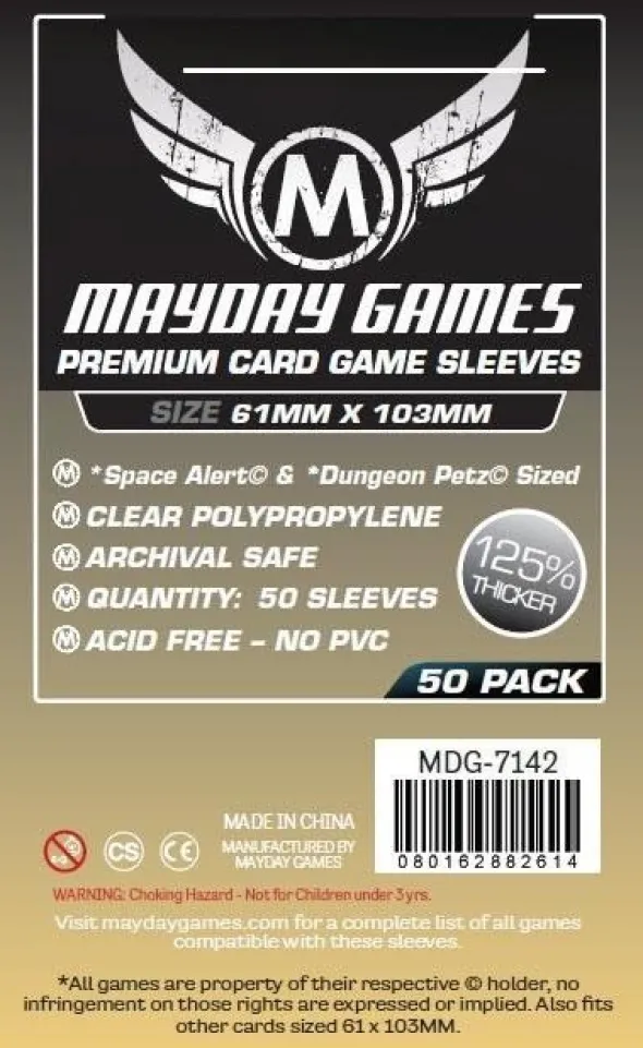 Mayday - Card Game Sleeves - Premium - 61x103mm - 50p