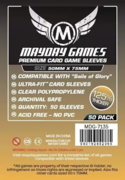 Mayday - Card Sleeves - Premium - Sails of Glory - 50x75 mm - 50p
