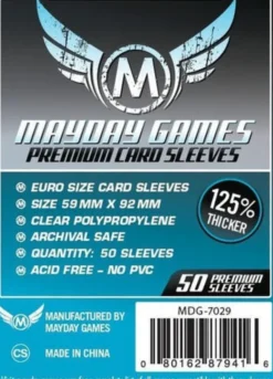 Mayday - Euro Sleeves - Premium - 59x92mm - 50p