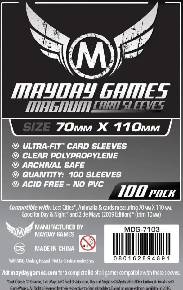 Mayday - "Lost Cities" Card Sleeves - Magnum Ultra-Fit - 70x110mm - 100p