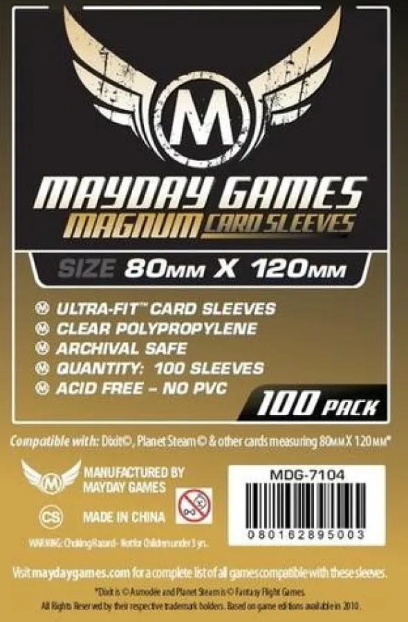 Mayday - Magnum Large Sleeves - 80x120 mm - 100p