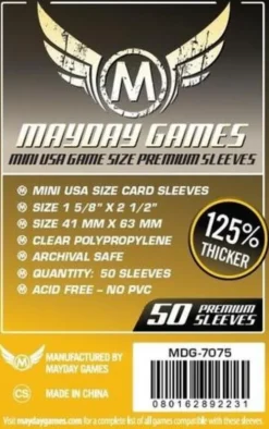 Mayday - Mini Usa Sleeves - Premium - 41x63mm - 50p
