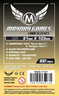 Mayday - Space Alert and Dungeon Petz - Card Sleeves - 61x103mm - 100p