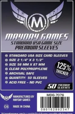 Mayday - Standard Usa Card Sleeves - Premium - 56x87mm - 50p