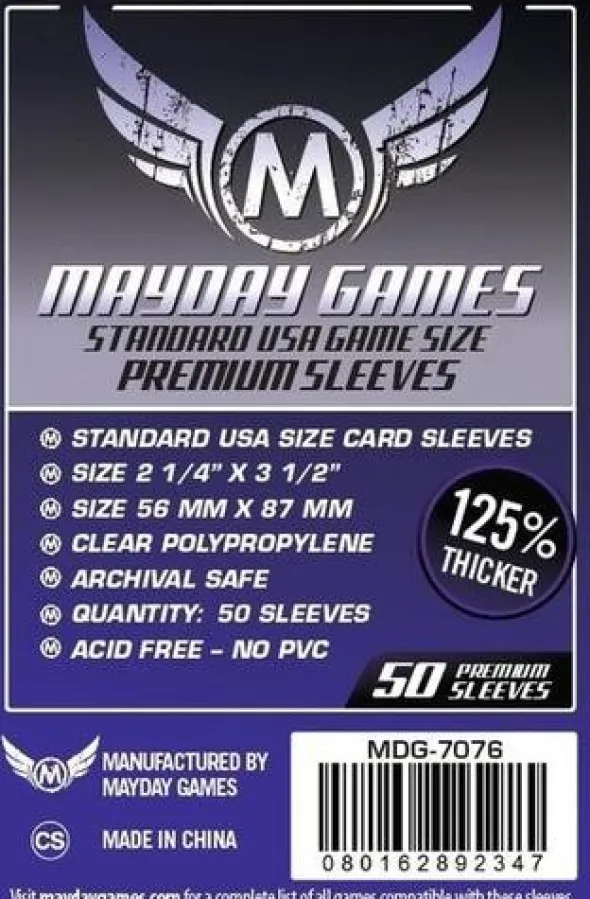 Mayday - Standard Usa Card Sleeves - Premium - 56x87mm - 50p