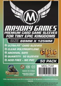 Mayday - Tiny Epic Kingdoms Card Sleeves - Premium - 88x125mm - 50p