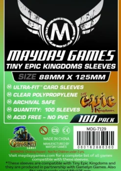 Mayday - Tiny Epic Kingdoms Card Sleeves - 88x125mm - 100p