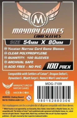Mayday - Yucatan Card Sleeves - Narrow - 54x80mm - 100p