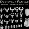 Medieval & Fantasy Heads, Cloaks & Shields