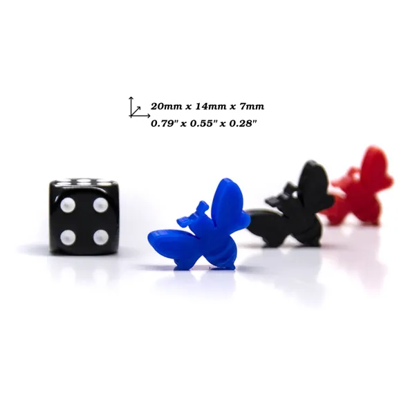 Meeple - Abeille x5