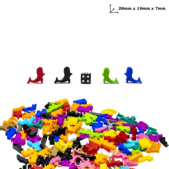 Meeple - Baleine x5