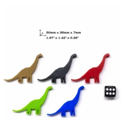 Meeple - Brontosaure x5