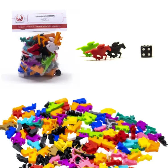 Meeple - Cavalier de course x5