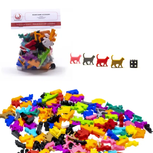 Meeple - Chat x5
