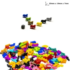 Meeple - Cheval x5